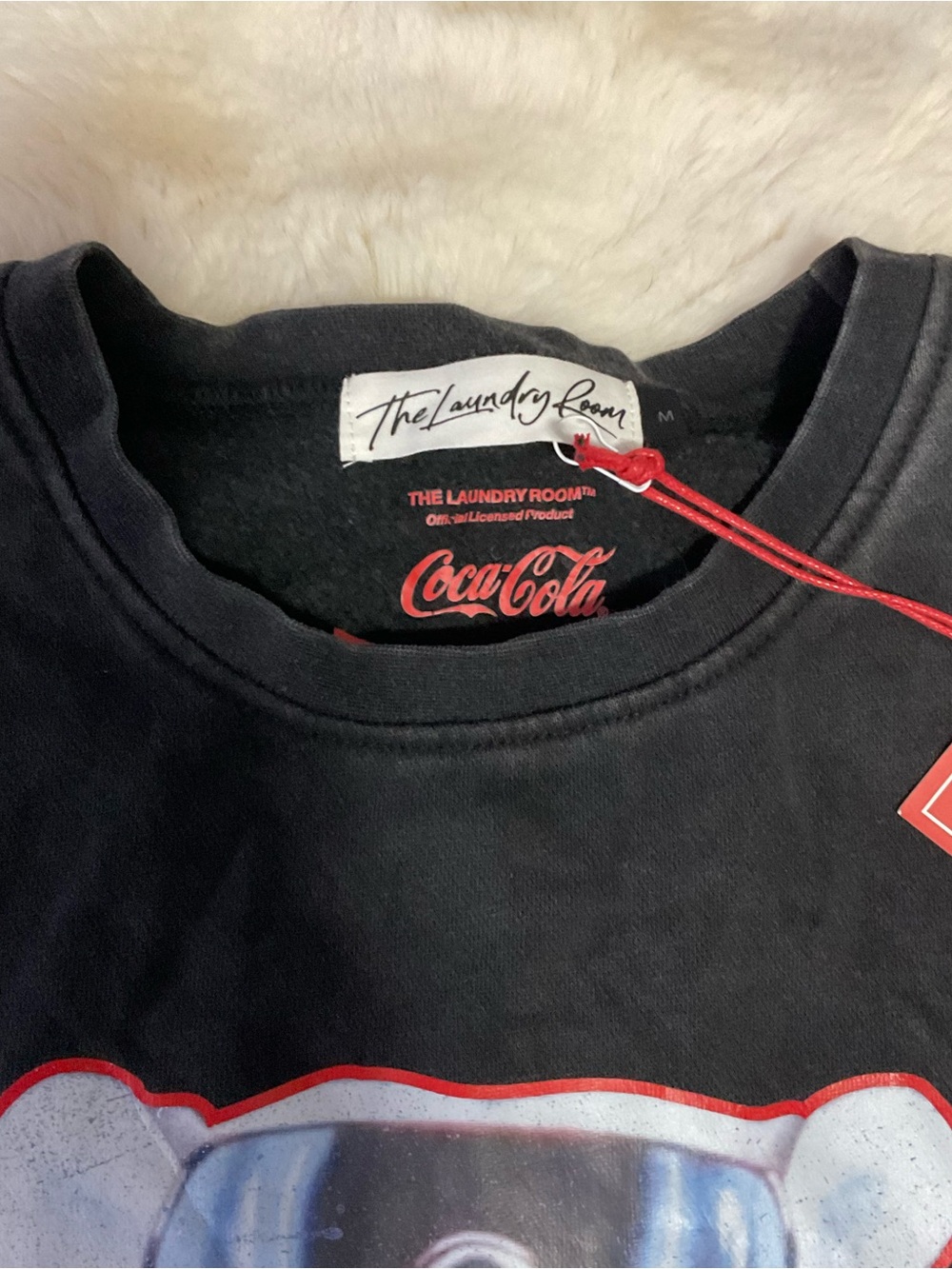 The Laundry Room X Coca Cola Polar Bear Jumper, size Medium